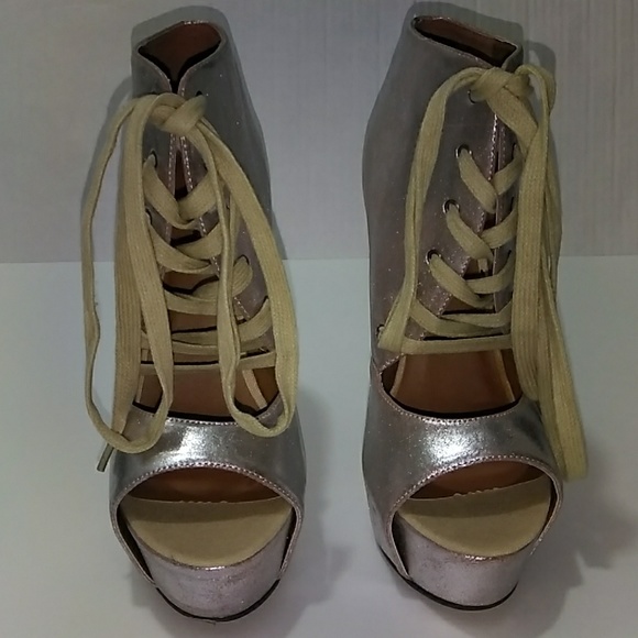 Michael Antonio karma silver metallic pewter Sz 9 - Picture 2 of 8